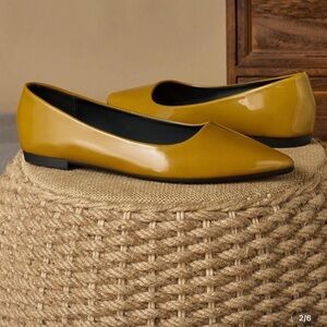 Elegant Mustard Yellow Flats